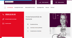 Desktop Screenshot of dekastanjehuisartsen.nl